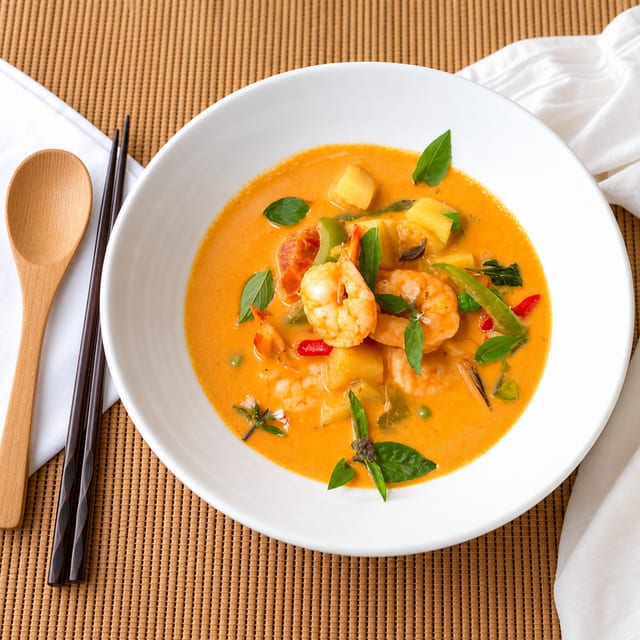 Pineapple Shrimp Curry.