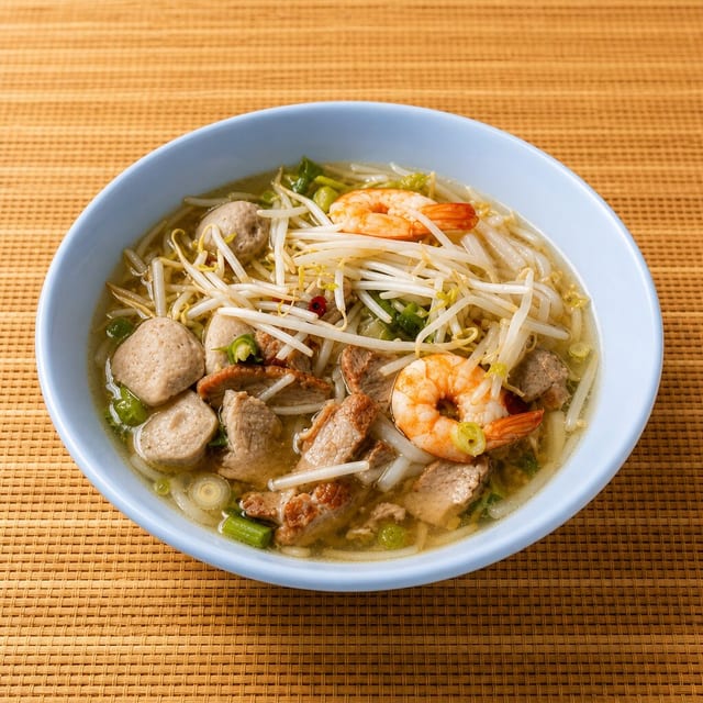 Thai Style Noodle Soup.